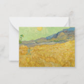 Vincent van Gogh - Wheatfield mit einem Sensenmann Mitteilungskarte (Vorderseite)