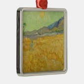 Vincent van Gogh - Wheatfield mit einem Sensenmann Ornament Aus Metall (Rechts)