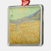 Vincent van Gogh - Wheatfield mit einem Sensenmann Ornament Aus Metall (Links)