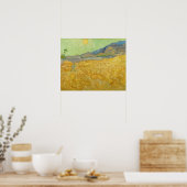 Vincent van Gogh - Wheatfield mit einem Sensenmann Poster (Küche)