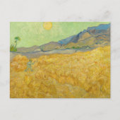 Vincent van Gogh - Wheatfield mit einem Sensenmann Postkarte (Vorderseite)