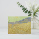 Vincent Van Gogh, Wheatfield mit einem Sensenmann Postkarte (Stehend Vorderseite)