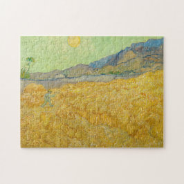 Vincent van Gogh - Wheatfield mit einem Sensenmann Puzzle