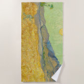 Vincent van Gogh - Wheatfield mit einem Sensenmann Strandtuch (Vorderseite)