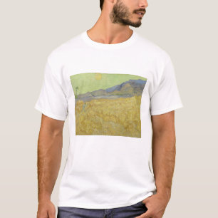 Vincent Van Gogh, Wheatfield mit einem Sensenmann T-Shirt