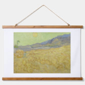 Vincent Van Gogh, Wheatfield mit einem Sensenmann Wandteppich Mit Holzrahmen (Vorne)
