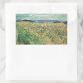 Vincent van Gogh - Wheatfield mit Kornblumen Rechteckiger Aufkleber (Tasche)