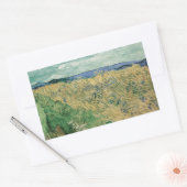 Vincent van Gogh - Wheatfield mit Kornblumen Rechteckiger Aufkleber (Umschlag)