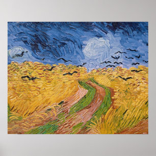 Vincent van Gogh   Wheatfield mit Krähen, 1890 Poster