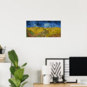 Vincent van Gogh - Wheatfield mit Krähen Poster (Heimbüro)