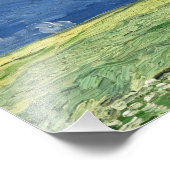 Vincent van Gogh - Wheatfield unter Thunderclouds Fotodruck (Ecke)
