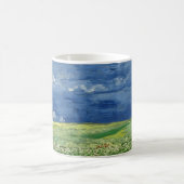 Vincent van Gogh - Wheatfield unter Thunderclouds Kaffeetasse (Mittel)