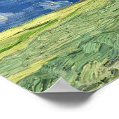 Vincent van Gogh - Wheatfield unter Thunderclouds Poster (Ecke)