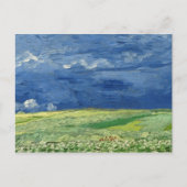 Vincent van Gogh - Wheatfield unter Thunderclouds Postkarte (Vorderseite)