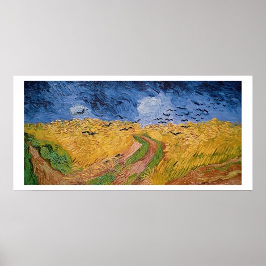 Vincent van Gogh | Wheatfield with Crows, 1890 Poster (Vorne)