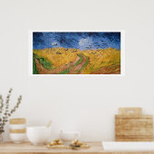 Vincent van Gogh | Wheatfield with Crows, 1890 Poster (Küche)