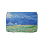 Vincent van Gogh - Wheatfields under Thunderclouds Badematte (Vorderseite)