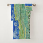 Vincent van Gogh - Wheatfields under Thunderclouds Badhandtuch Set (Insitu)