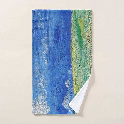Vincent van Gogh - Wheatfields under Thunderclouds Badhandtuch Set (Handtuch)