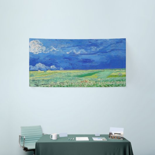 Vincent van Gogh - Wheatfields under Thunderclouds Banner (Messeveranstaltung)