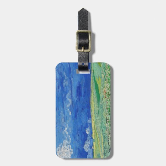 Vincent van Gogh - Wheatfields under Thunderclouds Gepäckanhänger (Vorderseite vertikal)