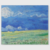 Vincent van Gogh - Wheatfields under Thunderclouds Geschenkpapier (Flach)