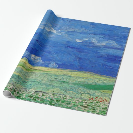 Vincent van Gogh - Wheatfields under Thunderclouds Geschenkpapier (Ungerollt)