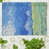 Vincent van Gogh - Wheatfields under Thunderclouds Geschirrtuch (Gefaltet)