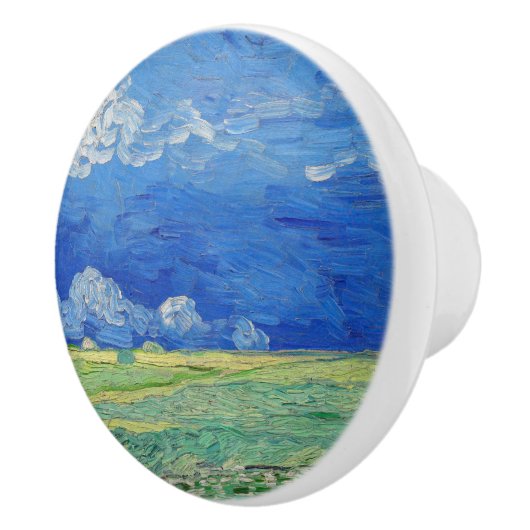 Vincent van Gogh - Wheatfields under Thunderclouds Keramikknauf (Rechts)
