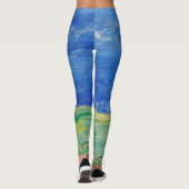Vincent van Gogh - Wheatfields under Thunderclouds Leggings (Rückseite)