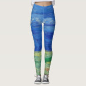 Vincent van Gogh - Wheatfields under Thunderclouds Leggings (Vorderseite)