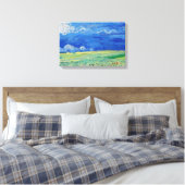 Vincent van Gogh - Wheatfields under Thunderclouds Leinwanddruck (Insitu (Schlafzimmer))