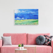 Vincent van Gogh - Wheatfields under Thunderclouds Leinwanddruck (Insitu (Wohnzimmer))