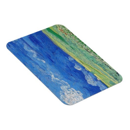 Vincent van Gogh - Wheatfields under Thunderclouds Magnet (Rechte Seite)