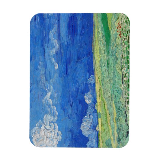 Vincent van Gogh - Wheatfields under Thunderclouds Magnet (Vertikal)