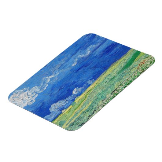 Vincent van Gogh - Wheatfields under Thunderclouds Magnet (Linke Seite)