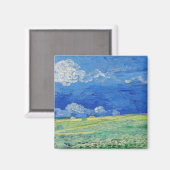 Vincent van Gogh - Wheatfields under Thunderclouds Magnet (Vorderseite/Rückseite)