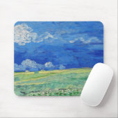 Vincent van Gogh - Wheatfields under Thunderclouds Mousepad (Mit Mouse)