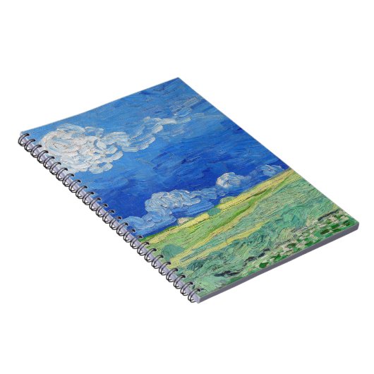 Vincent van Gogh - Wheatfields under Thunderclouds Notizblock (Rechte Seite)