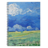 Vincent van Gogh - Wheatfields under Thunderclouds Notizblock (Vorderseite)