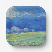 Vincent van Gogh - Wheatfields under Thunderclouds Pappteller (Vorderseite)