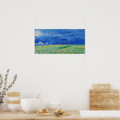 Vincent van Gogh - Wheatfields under Thunderclouds Poster (Küche)
