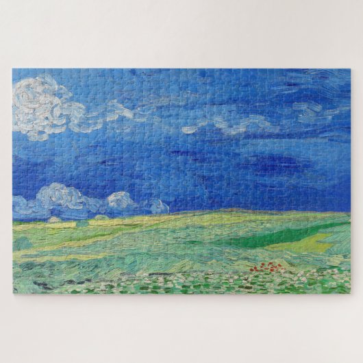 Vincent van Gogh - Wheatfields under Thunderclouds Puzzle (Horizontal)