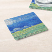 Vincent van Gogh - Wheatfields under Thunderclouds Rechteckiger Pappuntersetzer (angewinkelt)