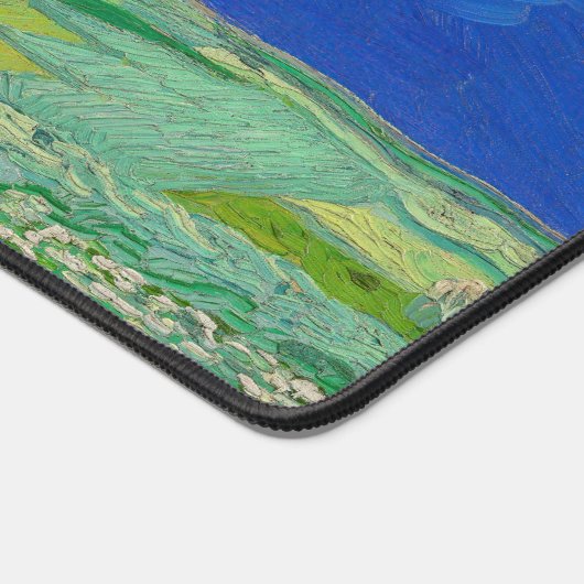 Vincent van Gogh - Wheatfields under Thunderclouds Schreibtischunterlage (Ecke)