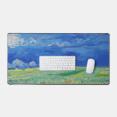 Vincent van Gogh - Wheatfields under Thunderclouds Schreibtischunterlage (Tastatur & Maus)