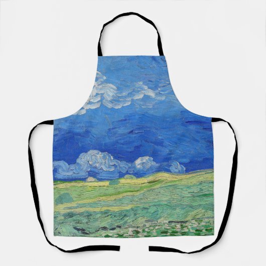 Vincent van Gogh - Wheatfields under Thunderclouds Schürze (Vorderseite)