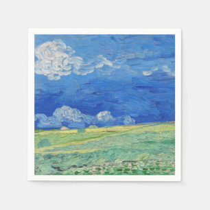 Vincent van Gogh - Wheatfields under Thunderclouds Serviette