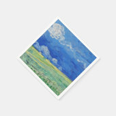 Vincent van Gogh - Wheatfields under Thunderclouds Serviette (Ecke)