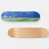 Vincent van Gogh - Wheatfields under Thunderclouds Skateboard (Horizontal)